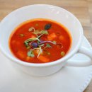토마토 야채스프 냉 토마토스프 만들기 가스파초 만드는 법 이미지