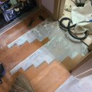 비산한화꿈에그린 | 안양 비산한화꿈에그린아파트 작은방 온돌마루철거후 온돌마루시공 및 화장실앞 변색마루부분교체