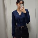 아하패션몰 | 기흥아울렛 타미힐피거 크롭 핏 가디건 네이비 후기