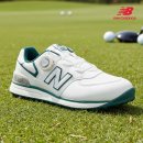 뉴그린환경 | ​2025 뉴발란스 골프화 574B 보아 화이트그린 스파이크리스 추천! 발 편한 남녀공용 필드템
