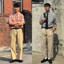 예일 치노팬츠 빈티지 뉴 프레피룩 면바지