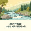 여름 계곡 여행지 추천: 더위를 탈출하는 시원한 휴가지