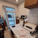 H1715 | 용산카페 냉장고설치-한국와이오티 사면유리 냉장쇼케이스 RT-235L 설치-