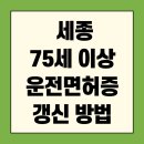 세종특별자치시광역치매센터 | 세종 75세 이상자 운전면허증 갱신 적성검사 알아보기