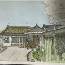 퇴근 후 일상 스케치 이미지