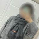 아크네스튜디오 머플러 그레이 직구 및 와이드 사이즈 내돈내산 후기