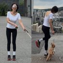 코요태 신지 근황 PT 후 몸무게 42kg 인증, 도드라진 척추 라인과 반려견 산책 일상 화제