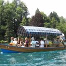 발칸의 진주 슬로베니아의 블레드 호수는 이미지