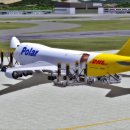 [FS2004]Polar Air Cargo Boeing 747-400F 김포 국제공항(RKSS) 32L 소프트랜딩. 이미지