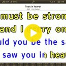 MR - Tears in heaven/Eric Clapton 이미지