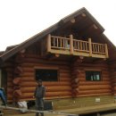 통나무집 이미지