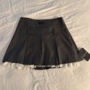 방떼 | 차정원 슈슈통 프레피룩 그레이스커트 따라입기 (방떼 vente 스커트)