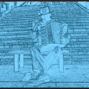 아코디언 켜는 사람 이미지