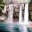 천지연폭포 이미지