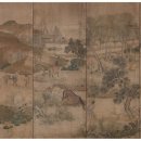 현전목장 | 목마도 여덟 폭 병풍@58회 마이아트옥션