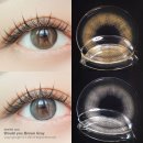 (주)아이케어 | 다비치렌즈 매일 착용하고 싶은 패턴 우쥬 Would you 브라운 그레이 후기