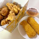 와우로 | 맘스터치 신메뉴 치킨치즈스틱 후라이드 와우순살 후기