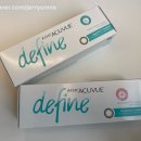 다비치안경충장1가점 | 아큐브 디파인 래디언트 챠밍 원데이 렌즈