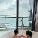 버블샵카페고래의꿈 | 양양1박2일 | 세인트더스위트 신상호텔 숙박후기&맛집(낙산귀신고래),카페 코스 추천&두돌생일파티까지-2탄