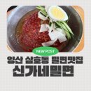 신가네밀면 | 양산밀면맛집 삼호동맛집 20년 단골이 추천하는 신가네밀면 물비빔밀면 내돈내산후기