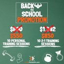 **$55 퍼스널/2:1 트레이닝 BACK TO SCHOOL 프로모션** |파워리프팅|파워빌딩|다이어트|몸매개선|체력훈련 이미지