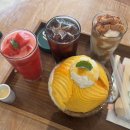 더그린월드 | 필수! 푸꾸옥 인생 망고빙수 맛집 카페그린🌱: 그랜드월드점 & 선셋타운점 후기 (수박주스, 코코넛커피)
