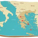 세계 지리를 보다 - 아테네, 델포이, 메테오라, 산토리니지중해성 기후의 선물 그리스 이미지