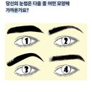 당신의 눈썹과 가장 가까운 모양으로 알아보는 당신의 성격 성향 이미지