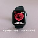 42 | 애플워치11 스페이스 그레이 42mm 후기