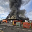 경북 칠곡 쿠팡 저온저장창고 화재…대응 1단계 발령 이미지