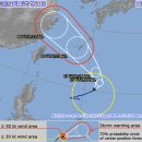 韓美日 기상청: 제10호 태풍 임팔, 북태평양 고기압에 밀려 중국 상하이 상륙 이미지