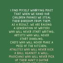 I find myself worrying most that... 이미지