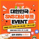 📢 하남문화재단 ✨ "2025 대한민국 SNS 대상" 투표 이벤트 참여인증!! 이미지