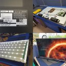LG 엘지전자 50LA6230-NB.AKRYLH LED TV 화면이 흐리게 나오는 증상으로 인한 백라이트 교체 수리 진행건 이미지