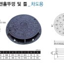 하수도주철맨홀뚜껑 규격 및 용도 친환경건축토목자재 주문생산 납품단가문의 이미지