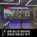 원모어짐 | 영통 헬스장 | 헬스장 추천 원모어짐 일일권 내돈내산 후기