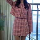 더코인 | [로제 클래식 트위드 투피스 여성 셋업/더코] 실물 보고 반한 고급 핑크 로제 트위드 세트 후기💖🤍✨