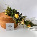 에스원(Sone) | 생화 장미 화관 스맨파 저스트 절크 하울 서포트