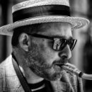 색소폰 연주 이미지