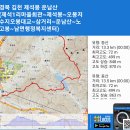 경북 김천 제석봉 운남산 (제석1리마을회관~제석봉~오봉저수지오봉대교~삼거리~운남산~노고봉~남면행정복지센터) gpx [참고용] 이미지
