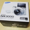 삼성 미러리스 카메라 NX3000 화이트 신품 판매합니다. 이미지