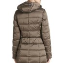 Herno Fur-Trimmed Hooded Sateen Coat 이미지