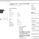 볼보 트렁크 커버 Volvo XC60 luggage cover BLACK 이미지