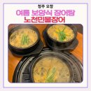 청주장어 맛집 찾는다면 오창호수공원맛집 노천민물장어 오창점 장어탕 후기