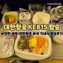 615 | 인천 세부 대한항공 KE615 좌석 기내식 탑승 후기