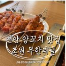 청수양꼬치 | 천안 양꼬치 맛집 "초원 무한리필 양꼬치&마라탕" 식사후기
