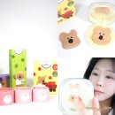 솔티농장 | 더페이스샵 다이노탱 콜라보 후기, 블러셔 쿠션 베이스 전제품 리뷰