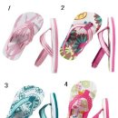 (마감)Printed Web-Strap Flip-Flops for Baby 이미지