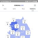 코로나19 일일확진자 및 백신현황 이미지