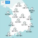 [내일 날씨] 구름 끼고 흐려져… 강원·경북 ‘빗방울’ (+날씨온도) 이미지